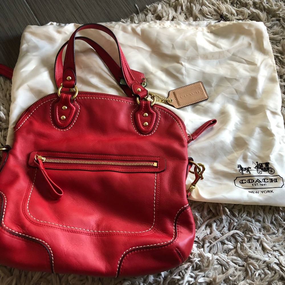 Authentic Coach crossbody/hobo